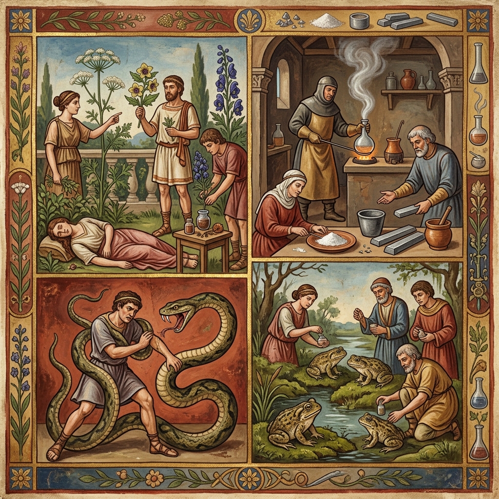 Poisonings in Antiquity: A historical account of poisons such as hemlock, henbane and arsenic in the Roman Empire