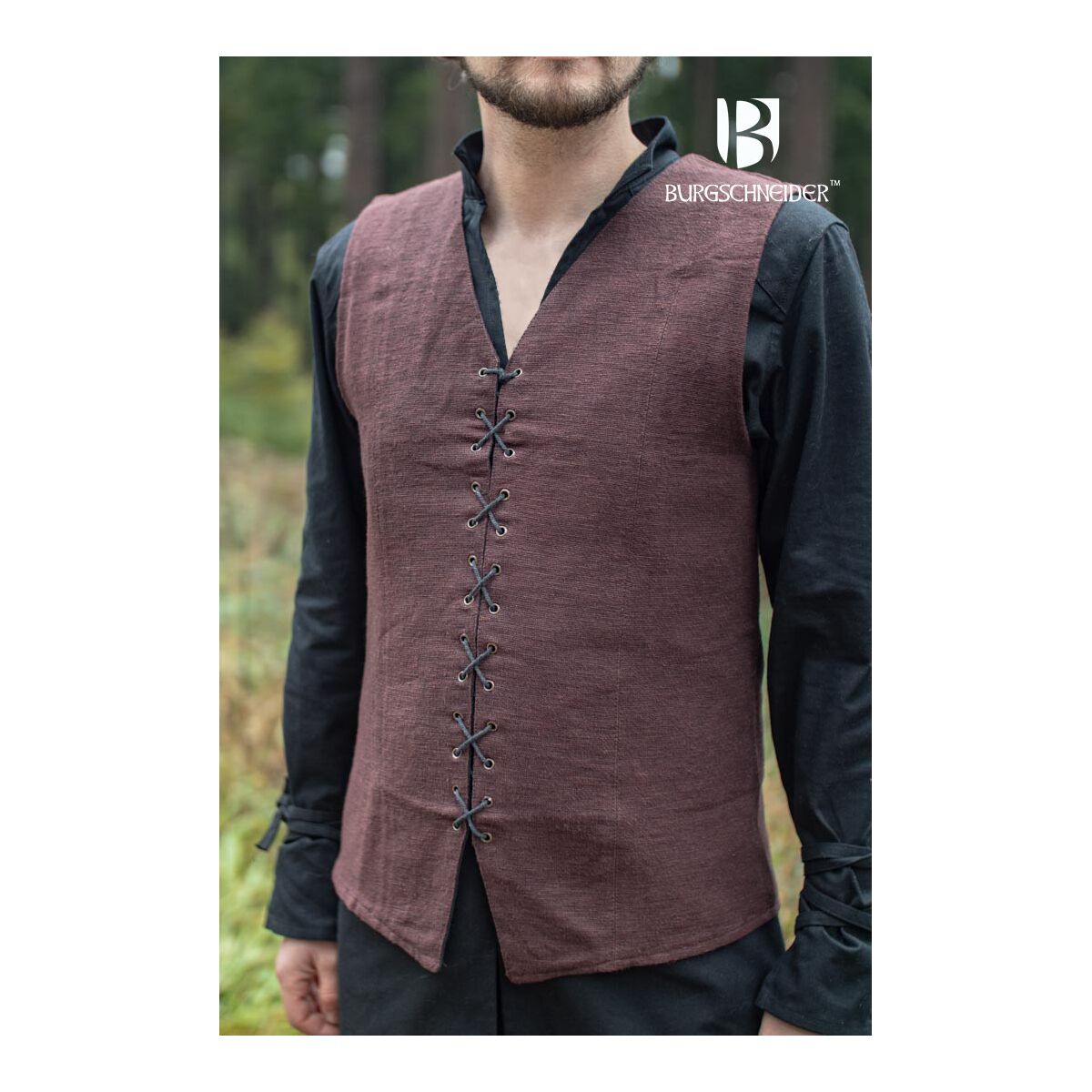 Weskit Maron - brown XXXL