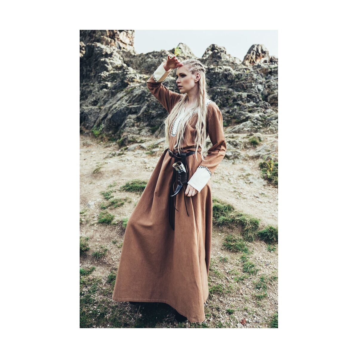 Viking Dress with Embroidery XXL