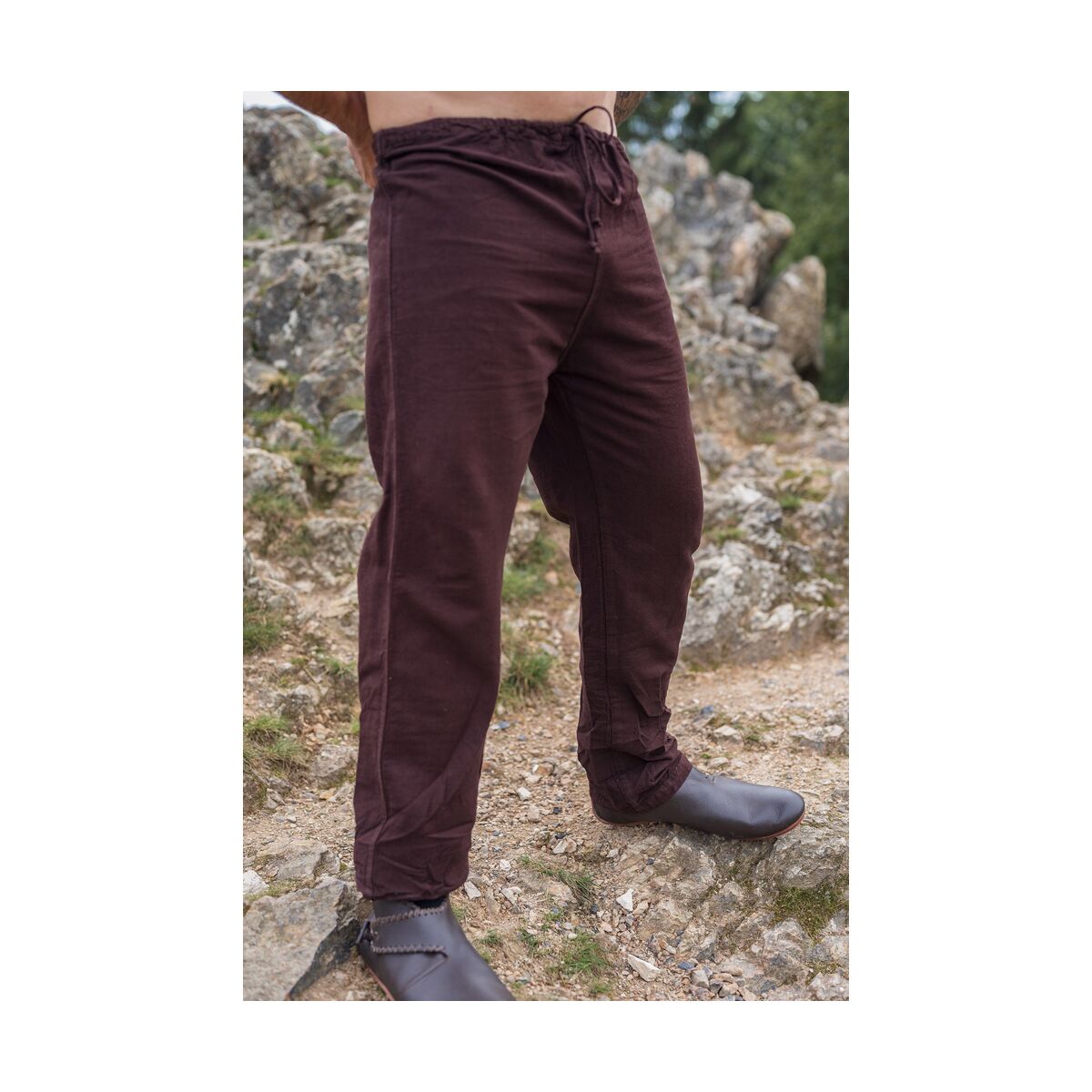 linen trouser "Asmund" brown XL