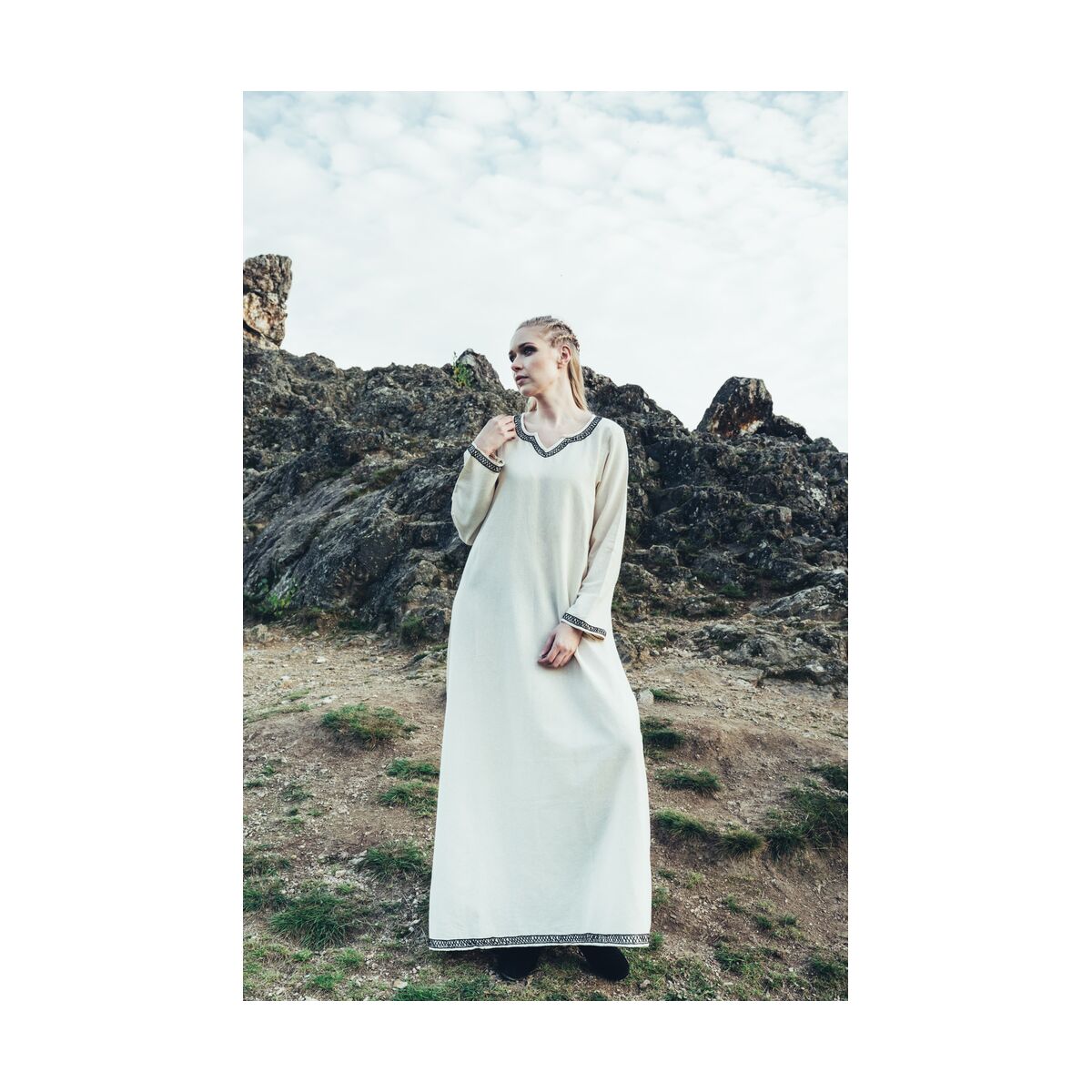 Viking Dress "Brigida" Natural L