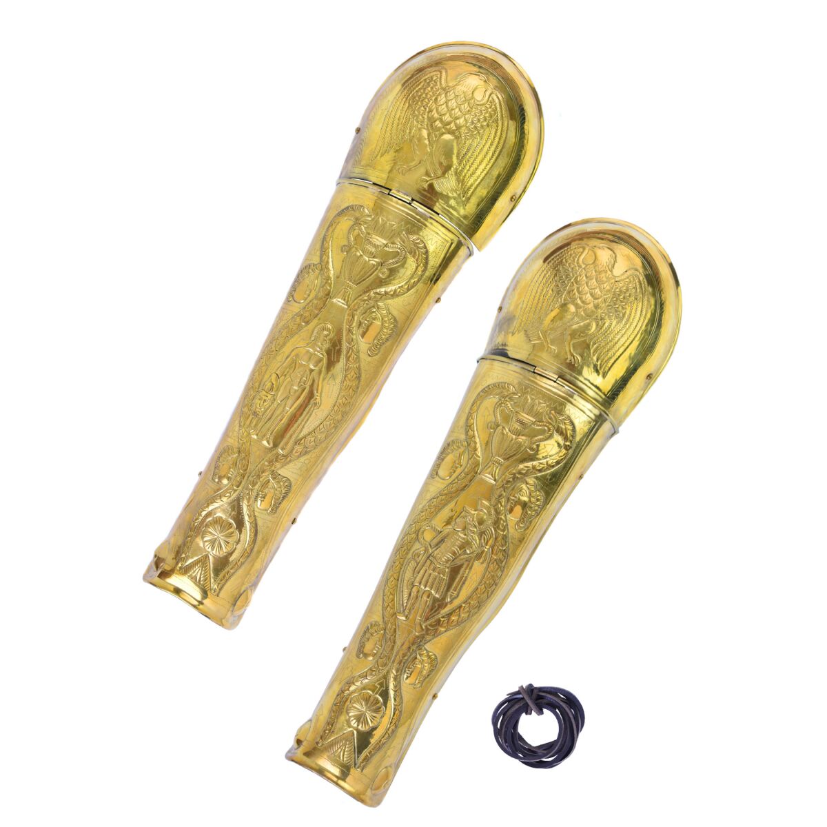 Praetorian brass greaves
