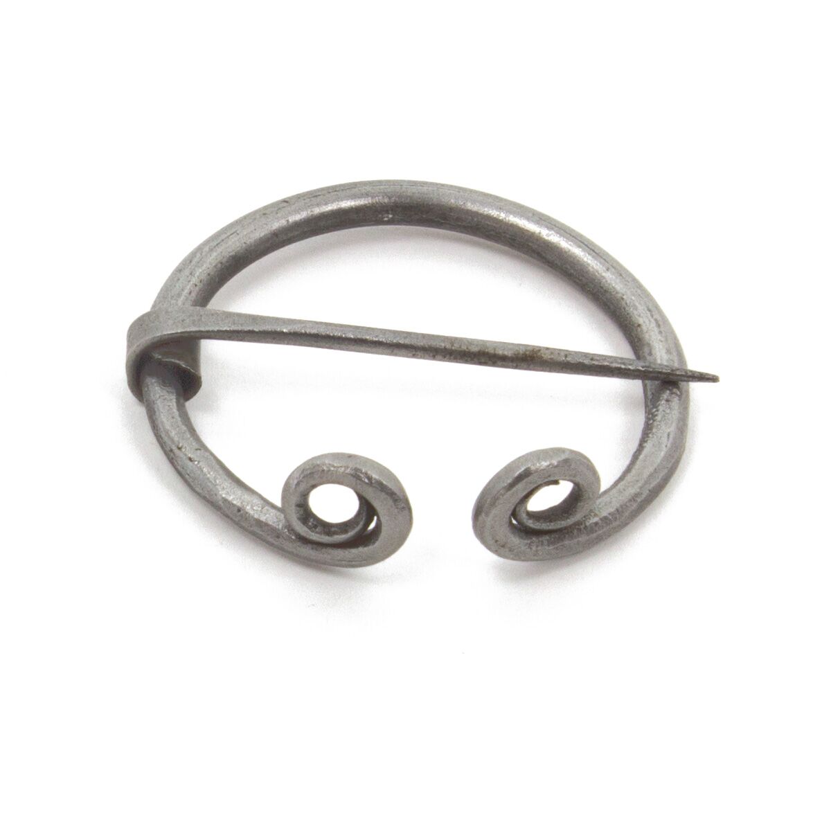 medieval iron fibula polished diameter 5.5cm (2.17 inches)
