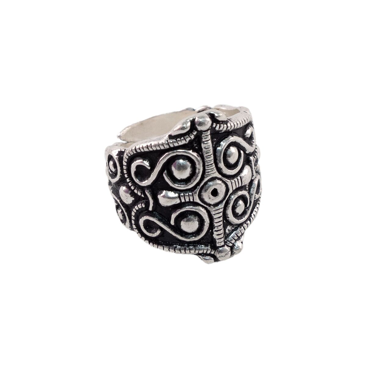 Celtic ring silver plated "Celtoi" size S