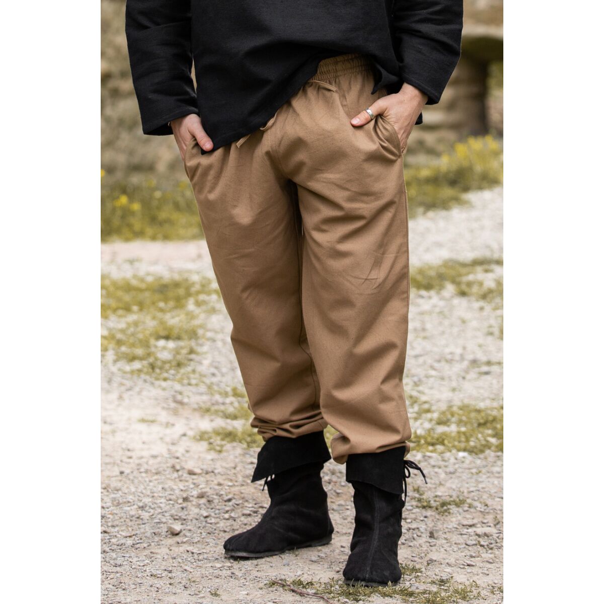 Medieval pants "Arvo" Sand M