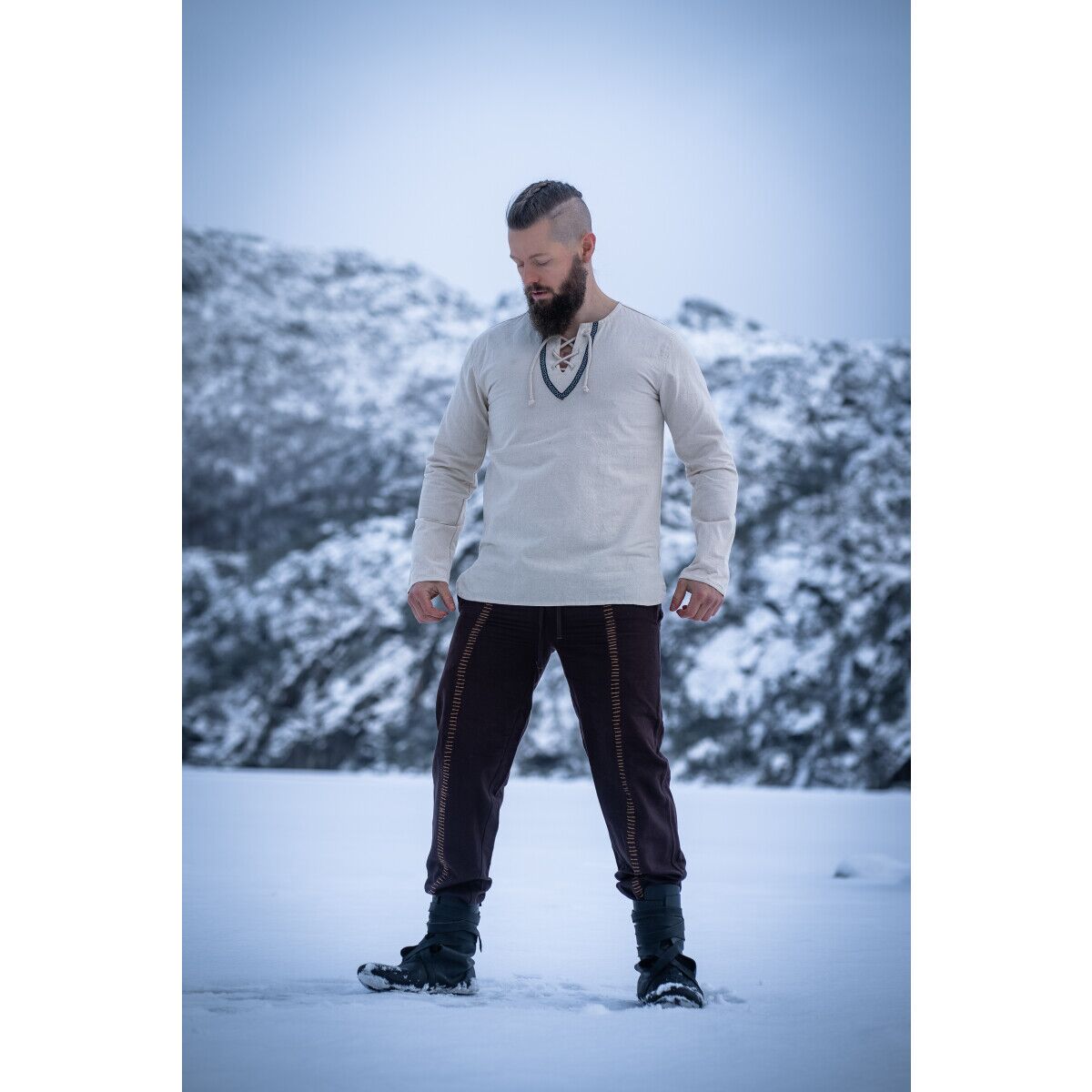 Medieval shirt nature "Elfriede" S