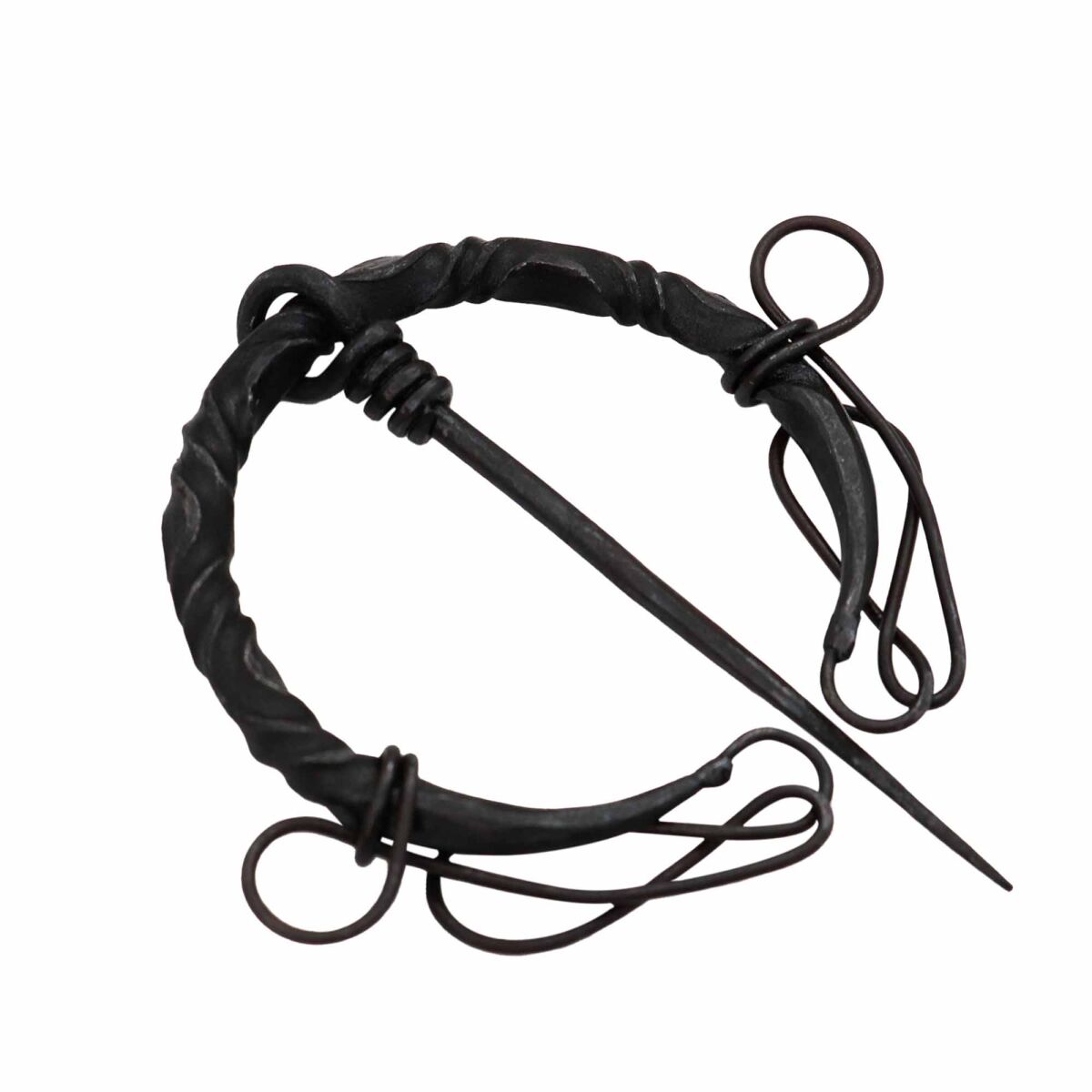 Hand Forged Fibula with Knotted Ends box