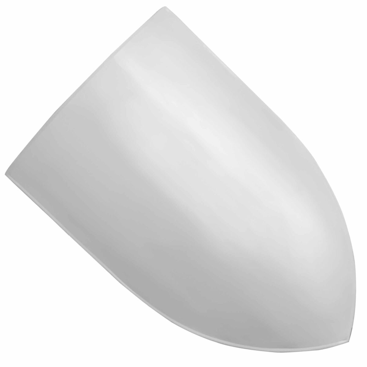 Medieval Customizable Heater Steel Shield - White