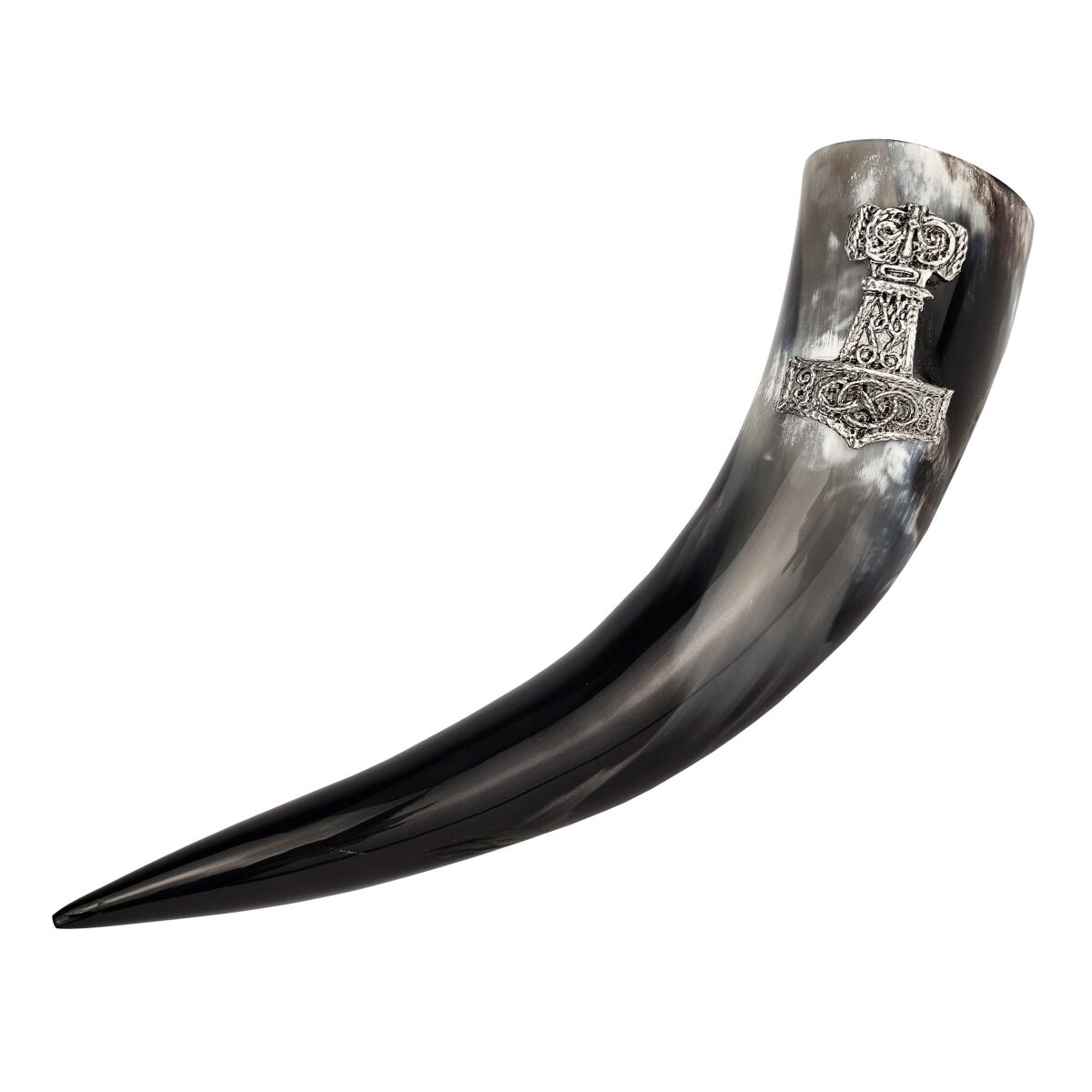 Drinking horn 0.5 l (17 fl oz) high glos box