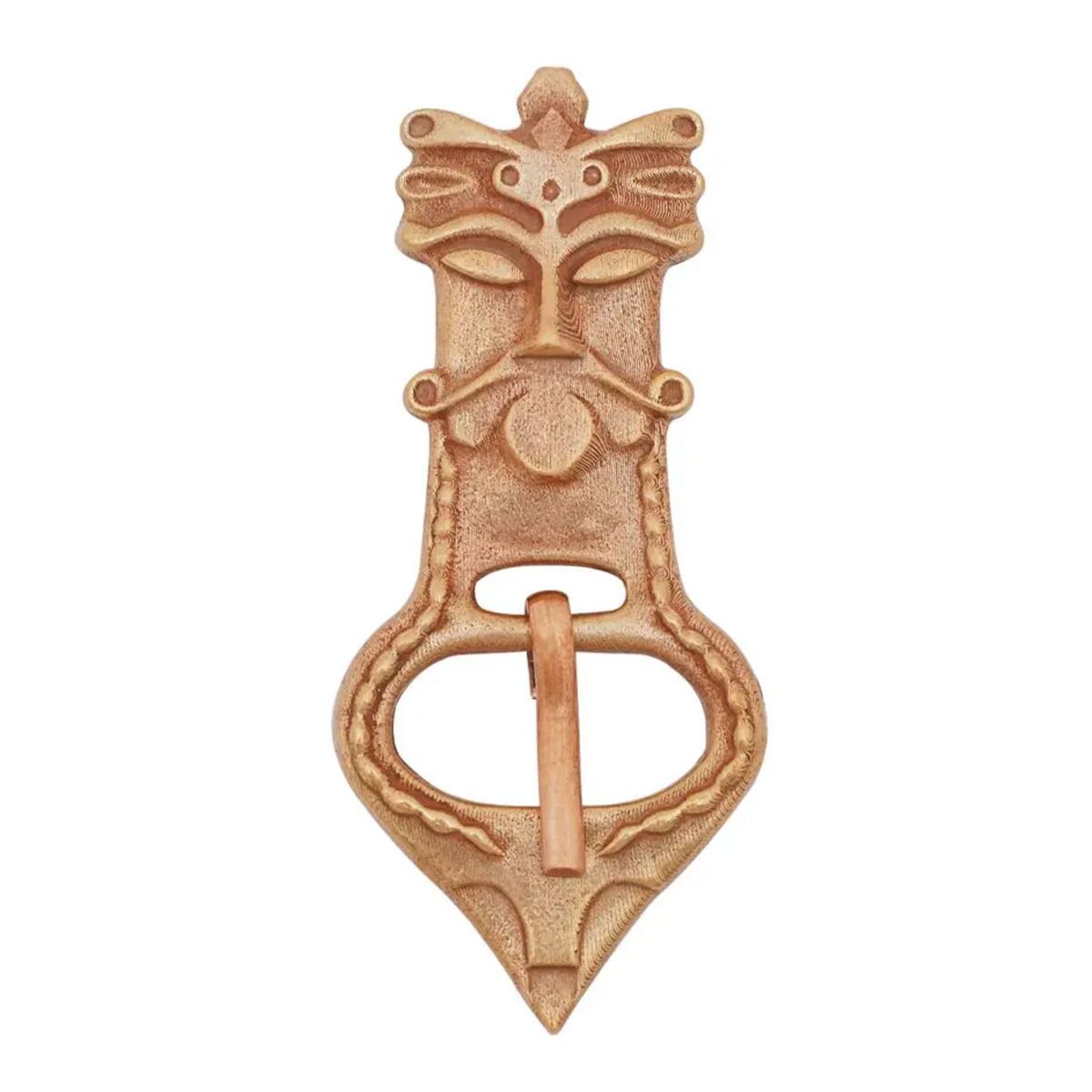 Celtic bronze belt buckle L