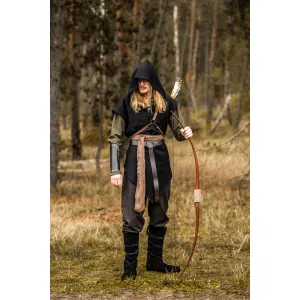 Waldläufer tunic unisex black “Aldon”