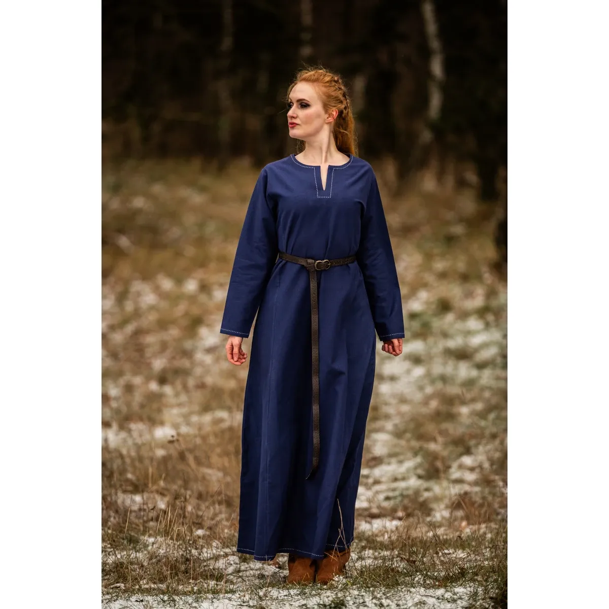 Viking underdress blue "Helga" S