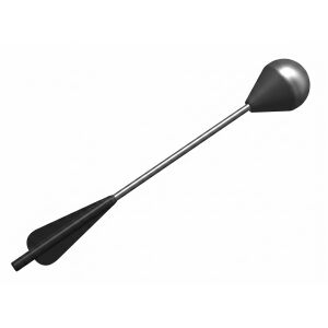 LARP crossbow bolt black shaft 43 cm IDV safety head