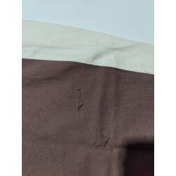 Medieval sleeveless laced dress, brown / natural ‘jute’, size S, second-hand
