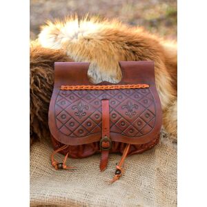 Medieval belt pouch, Dordrecht leather, 14th–15th century