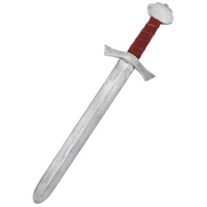 Mini wooden sword – Viking children’s sword with a painted leather hilt