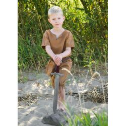 Mini wooden sword – Viking children’s sword with a painted leather hilt