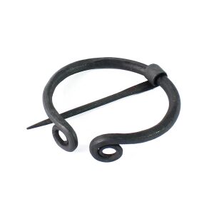 medieval iron fibula diameter 5.5cm (2.17 inches)