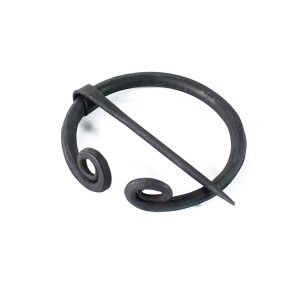 medieval iron fibula diameter 5.5cm (2.17 inches)