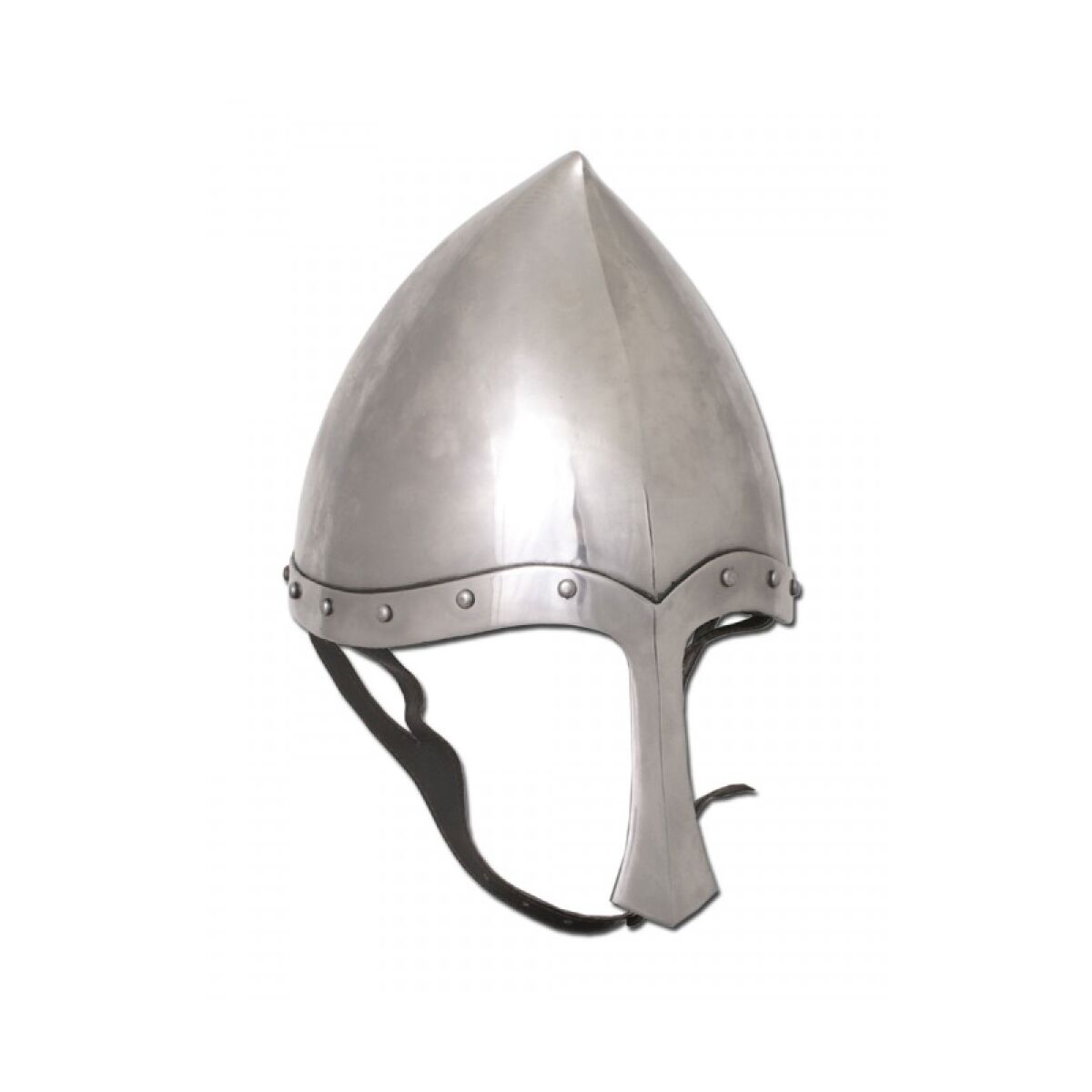 Italo-Norman nasal helmet, 2 mm (0.08 in) steel - battle ready